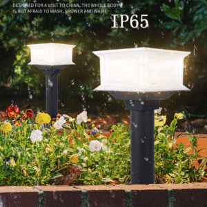IP65 Waterproof <b>Solar</b> LED Landscape <b>Lights</b> Square LED Acrylic Body for Park Villa Residential Courtyard Hall Lawn Fence - Product Image 1