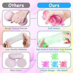 Juguete Antiestrés, Bola Sensorial de Azúcar de Caramelo con Forma de Cubo de Hielo, Material TPR, para Aliviar la Ansiedad y el Estrés en Personas con Autismo, para Mayores de 14 Años - Product Image 4