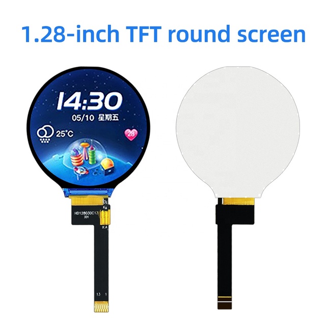 1.28-inch TFT LCD Display 240x240 Resolution 400 Brightness All Viewing Direction Dashboard