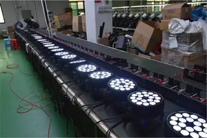 Hot Sale Led 18x15 Rgbwa Uv 6in1 Par Can Slim Fat Dj Led Par Light For Stage Show Event Party Wedding