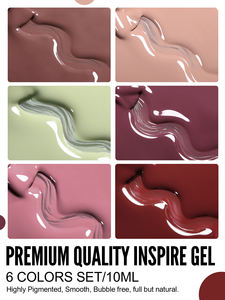 YOKEFELLOW-Ensemble de <span class=keywords><strong>Vernis</strong></span> à Ongles <span class=keywords><strong>Semi</strong></span> <span class=keywords><strong>Permanent</strong></span> à Haute Teneur en Pigment, 6 Bouteilles, 10ml - Product Image 4