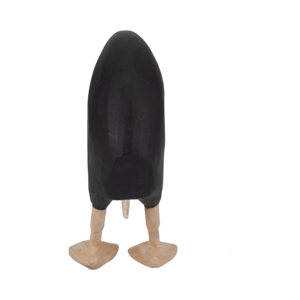 Statuetta di Uccello in Legno Intagliata a Mano, Scultura Boho in Albasia per Arredamento Casa, Soggiorno, Scaffale, Ufficio, Tavolino da Caffè - Product Image 4