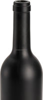 Bouteille de vin rouge personnalisée noire mate, whisky et vodka classiques, best-seller de haute qualité, 750 ml, 1 l avec bouchon