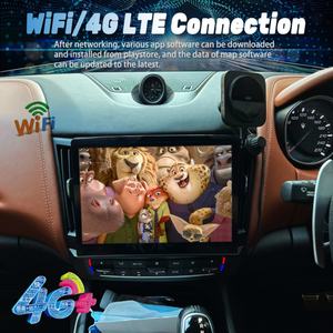 Reproductor de Video para Auto de 10.26 Pulgadas con Qualcomm Android 12, Receptor Multimedia Estéreo, Radio para Maserati Levante 2016-2020 con 4G LTE Carplay - Product Image 2