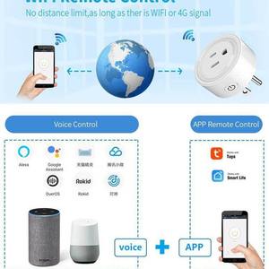 En Oferta, <span class=keywords><strong>Enchufe</strong></span> <span class=keywords><strong>Inteligente</strong></span> Wifi Estándar Estadounidense <span class=keywords><strong>Gosund</strong></span>, Tuya Smart Life, Compatible con Google Home y Alexa, Mini <span class=keywords><strong>Enchufe</strong></span> <span class=keywords><strong>Inteligente</strong></span>, Corriente Nominal de 10A - Product Image 2