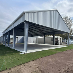 Kim loại kết cấu thép nhà để xe nhà kho nhỏ carport cho lưu trữ đúc sẵn kim loại kết cấu thép nơi trú ẩn - Product Image 3