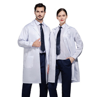Blouse de laboratoire de travail à manches longues Uniformes de travail de laboratoire personnalisés Tops Manteaux