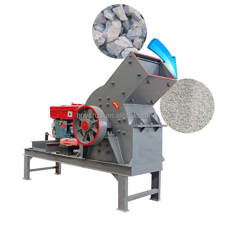 small mobile concrete crushers manufacturers 5 ton tyre stone hammer crusher for tractor