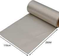 Tissu Faraday en nickel-cuivre, tissu Faraday de qualité militaire, matériau conducteur, couverture Faraday pour WiFi, Bluetooth, GPS