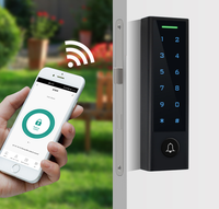 Lector Wiegand IP66 Resistente al Agua RFID 125KHz 13.56Mhz Teclado Táctil Sistema de Control de Acceso a Puertas con Wifi Tuya