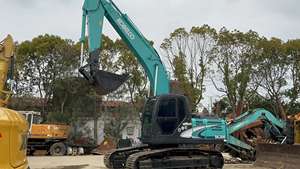 Kobelco มือสอง SK200เครื่องขุดขนาดเล็กวาล์วไฮดรอลิกคาวาซากิปั๊มเครื่องยนต์คัมมินส์20ton จากญี่ปุ่น - Product Image 3