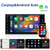 Écran tactile 7 pouces, autoradio Carplay, navigation GPS, lecteur multimédia Android pour Toyota Terios Corolla Camry RAV4