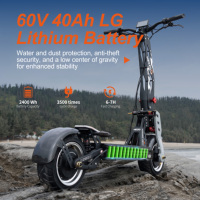 Trottinette électrique intelligente puissante et rapide 60V 8000W, contrôle NFC, pneus de 12 pouces, pliable, tout-terrain pour adultes, 40Ah, étanche, 90 km/h, 200 kg