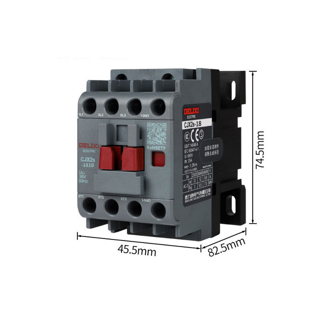 DELIXI Electric Appliances CJX2S-1810 Ac Contactor