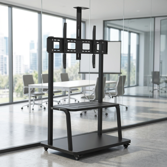 Tv Stand With Wheels 100 Inch Smart TV Bracket Accessories Heavy-Duty Wall Mounts for Large Screen TVs with VESA Compatibility
