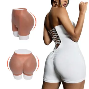 大纽扣硅胶臀部裤子增强剂女性提升臀部和臀部内裤