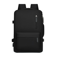 Genişletilebilir Naylon Unisex 20 35L Büyük Kapasiteli Su Geçirmez Nefes Alabilen Okul İş Seyahat Bagajı Bilgisayar Laptop Sırt Çantası