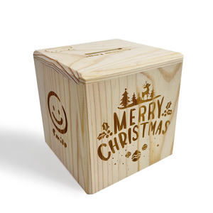 Giá Thực Bán Buôn Nhà Máy Tự Làm Tùy Chỉnh Tiết Kiệm Tiền Hộp Cube Tre Con Heo Đất Ngân Hàng Gỗ Ngân Hàng Tiền Xu Tiền Hộp - Product Image 3