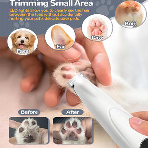 Klassischer Stil Haustier Elektrischer Fuß haars ch neider Tragbarer Hund Katze Beauty Trimm geräte LED Digital anzeige Power Lighting Haustiere - Product Image 4