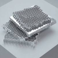 Panneau en nid d'abeille d'aluminium moderne, sans joint, ignifuge, résistant à l'eau, écologique, 1200 mm, pour la rénovation urbaine, léger et bionique