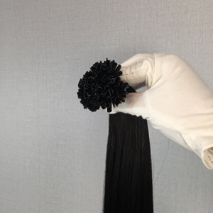 จัสมินบิวตี้ ขายส่ง ต่อผมเคราตินอิตาลีแบบ Pre Bonded คุณภาพสูง ผมแท้ Remy Double Drawn แบบ U Tip - Product Image 4