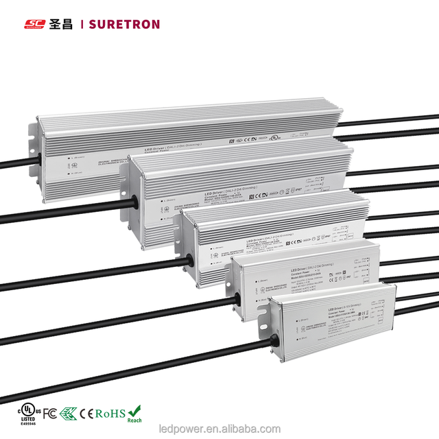 DALI D4i 010V Dmx 100W 150W 200W 240W 320W 480W 720W  High Power Outdoor Intelligent Lighting Dimmable Led Driver