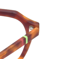 Gafas de acetato Borregls para mujer, montura cuadrada mate de alta calidad, gafas de diseñador de marca, gafas ópticas para hombre 19292