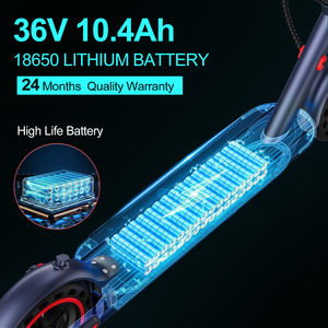 Patinete eléctrico HEZZO HS-04 36V 450W ESCOOTER 10.4Ah, patinete eléctrico plegable para adultos, envío directo desde almacén en EE. UU. y la UE. - Product Image 2