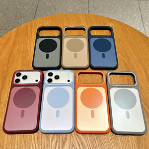 เคสโทรศัพท์แม่เหล็กแบบด้าน AG glass รุ่น Original Matte สำหรับ iPhone 18 17 16 15 14 Pro Max สีนีออนลายวงกลม ดีไซน์ใหม่ - Product Image 3