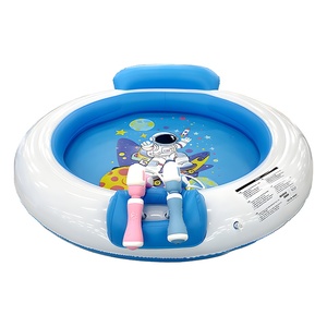 Nouveau style 2025 : Piscine gonflable PVC « Voyage spatial » avec 2 pistolets à eau, 130 cm – Stock usine pour jeux intérieurs et extérieurs pour enfants - Product Image 2