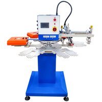 Máquina de Serigrafía Semiautomática para Guantes con Agarre de Silicona Antideslizante