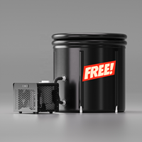 Icegalax Meilleur Prix Mini Refroidisseur Portable pour Bain de Glace avec Contrôle WiFi par Application et Baignoire Pliable pour Thérapie par Plongeon Froid