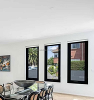 Fenêtres à manivelle en alliage d'aluminium à rupture de pont thermique, style australien moderne, modèle 2026, certifiées antivol - AS2047, fourniture directe usine