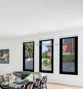 Toldo de <span class=keywords><strong>manivela</strong></span> de aleación de aluminio con rotura térmica australiana moderna 2025, suministro de fábrica de ventanas, Certified-AS2047 antirrobo - Product Image 3