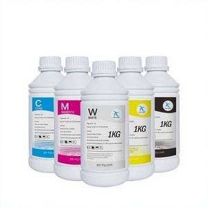 Encre numérique à base d'eau TIS très vendue pour l'impression textile haute fluence CMJN et blanc - Guangdong - Product Image 2