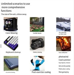 Portable Rechargeable 130,000 RPM Turbo Jet Fan Dryer with Brushless Motor RV Application Dryer & <b>Duster</b> Blower - Product Image 4