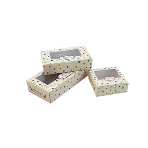 Yilucai rose Sakura estampage boîte-cadeau 20 pcs/<span class=keywords><strong>Lot</strong></span> pour la cuisson des aliments papier à biscuits emballage de gâteau au chocolat stratification mate pour Sushi - Product Image 1