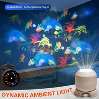 Projecteur LED Océan pour Maison Intelligente, Veilleuse, Lampe Ambiante Alimentée par USB, Éclairage Décoratif pour Gaming et Salon