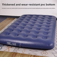 Tapis de sol floqué en PVC, matériau durable, design moderne minimaliste, épaisseur supplémentaire, pour l'intérieur et l'extérieur, camping, 186*76*22