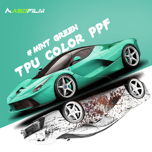 Pellicola Protettiva ASDFilm Premium in TPU Verde Menta, Finitura Lucida, Cambio Colore, Idrofobica, Autorigenerante, per Carrozzeria <span class=keywords><strong>Auto</strong></span> - Product Image 2