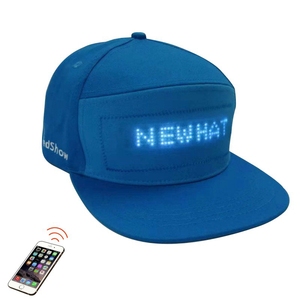 Chapeaux à prix d'usine 2024, nouveau modèle LED, message <span class=keywords><strong>défilant</strong></span> LED, éclairage rechargeable, casquettes clignotantes unisexes, chapeau de cow-boy LED - Product Image 6