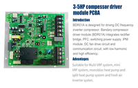 Panneau de commande de compresseur, 50 w, pompe à chaleur, climatiseur, convertisseur Dc, Circuit imprimé pcb