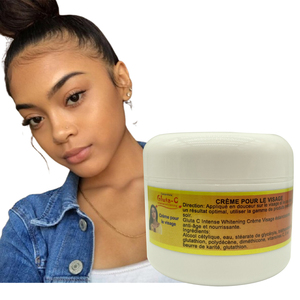Etiqueta privada Gluta-C 50G Crema facial blanqueadora de la piel La mejor crema de colágeno de vitamina C para el día y la noche Elimina las manchas negras Agua principal - Product Image 1