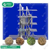 Nouvelle machine à granulés d'aliments pour animaux de compagnie et d'élevage en acier inoxydable avec une capacité de 5 tonnes/h pour usage industriel