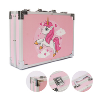 Vente flash : 145 pièces de jouets de dessin, ensemble de dessin pour enfants, boîte en aluminium, kit de dessin, stylo aquarelle, papeterie personnalisée