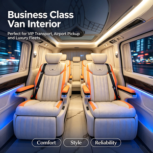 Asiento de Cuero Eléctrico con Calefacción, Ventilación y Masaje para Vehículos Comerciales, Asiento VIP Tipo Capitán para MPV, Camionetas y Autocaravanas - Product Image 5