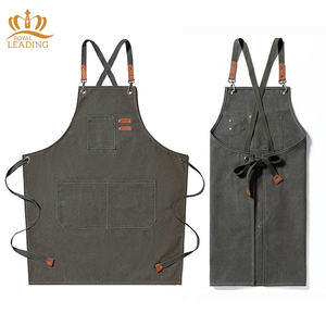 Delantal de <span class=keywords><strong>peluquería</strong></span> de cuero para hombres, delantal de lona para <span class=keywords><strong>peluquería</strong></span>, venta al por mayor - Product Image 2