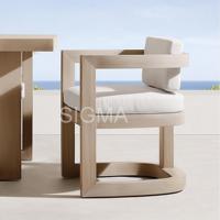Table en teck massif pour l'extérieur, jardin, salle à manger, cour, table basse, modèle 2025