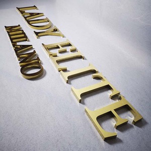 Lettere in Acciaio Inox 3D per Insegne, Grandi Dimensioni, Argento/Oro, Personalizzabili, Vendita Diretta dalla Fabbrica - Product Image 6