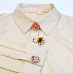 <span class=keywords><strong>Gemelli</strong></span> da Camicia di Lusso con Fiore in Strass, <span class=keywords><strong>Gioielli</strong></span> Eleganti per Donne, Regalo per Compleanno, Fidanzamento, Matrimonio e Feste - Product Image 2